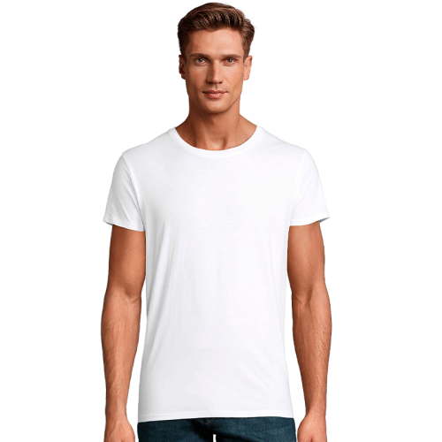Camisetas de hombre ajustadas al músculo, Camisetas blancas ajustadas al  músculo
