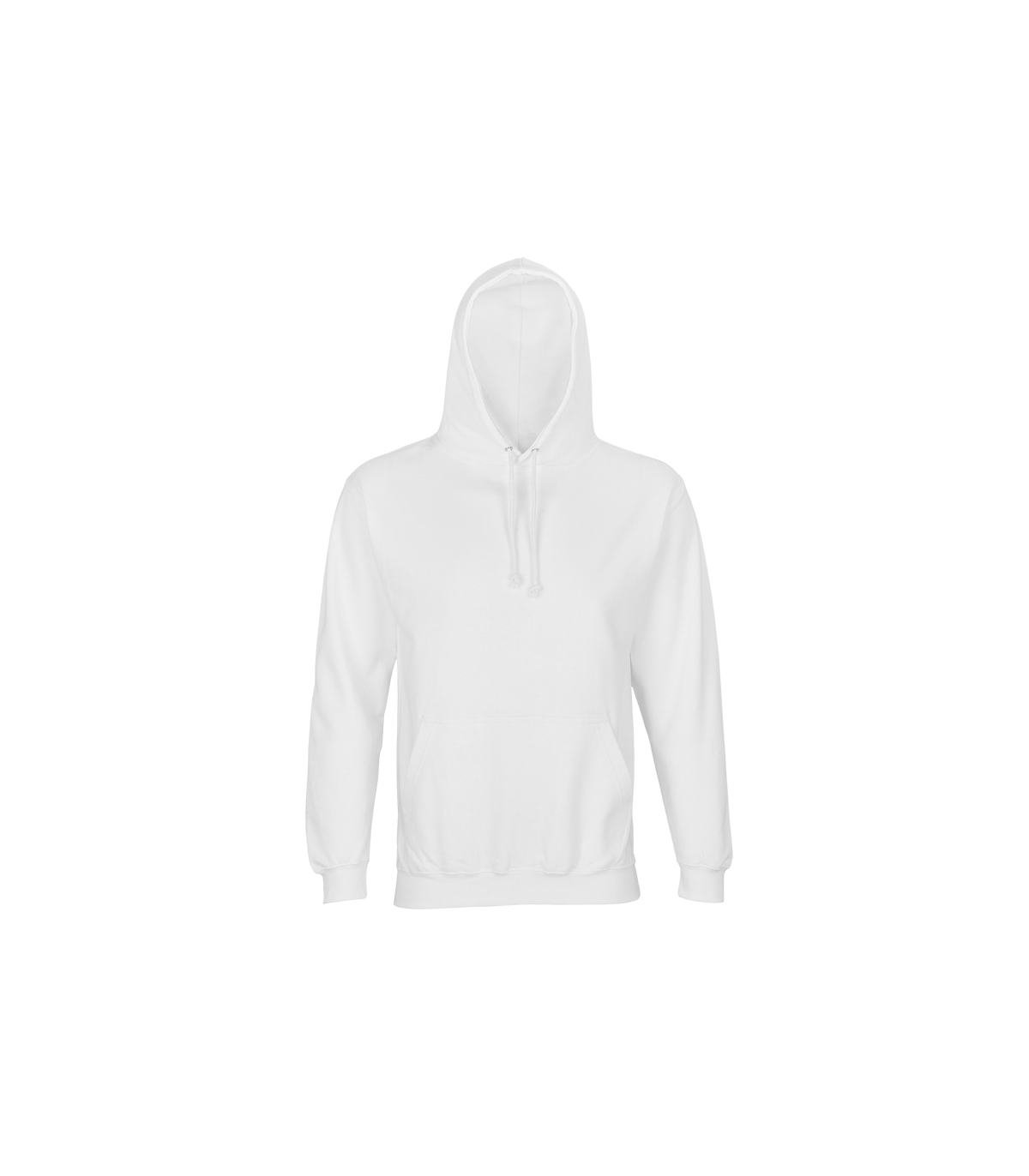 Sudadera con capucha Sol's CONDOR tallas grandes blanca