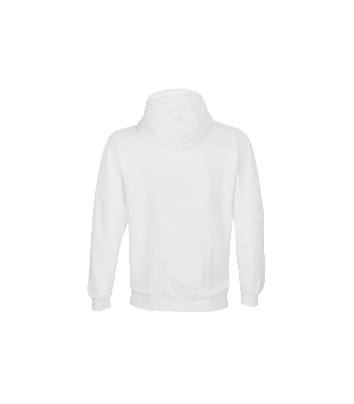 Sudadera con capucha Sol's CONDOR tallas grandes blanca