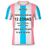 Camiseta para Equipaciones de Fútbol con Cuello Redondo.