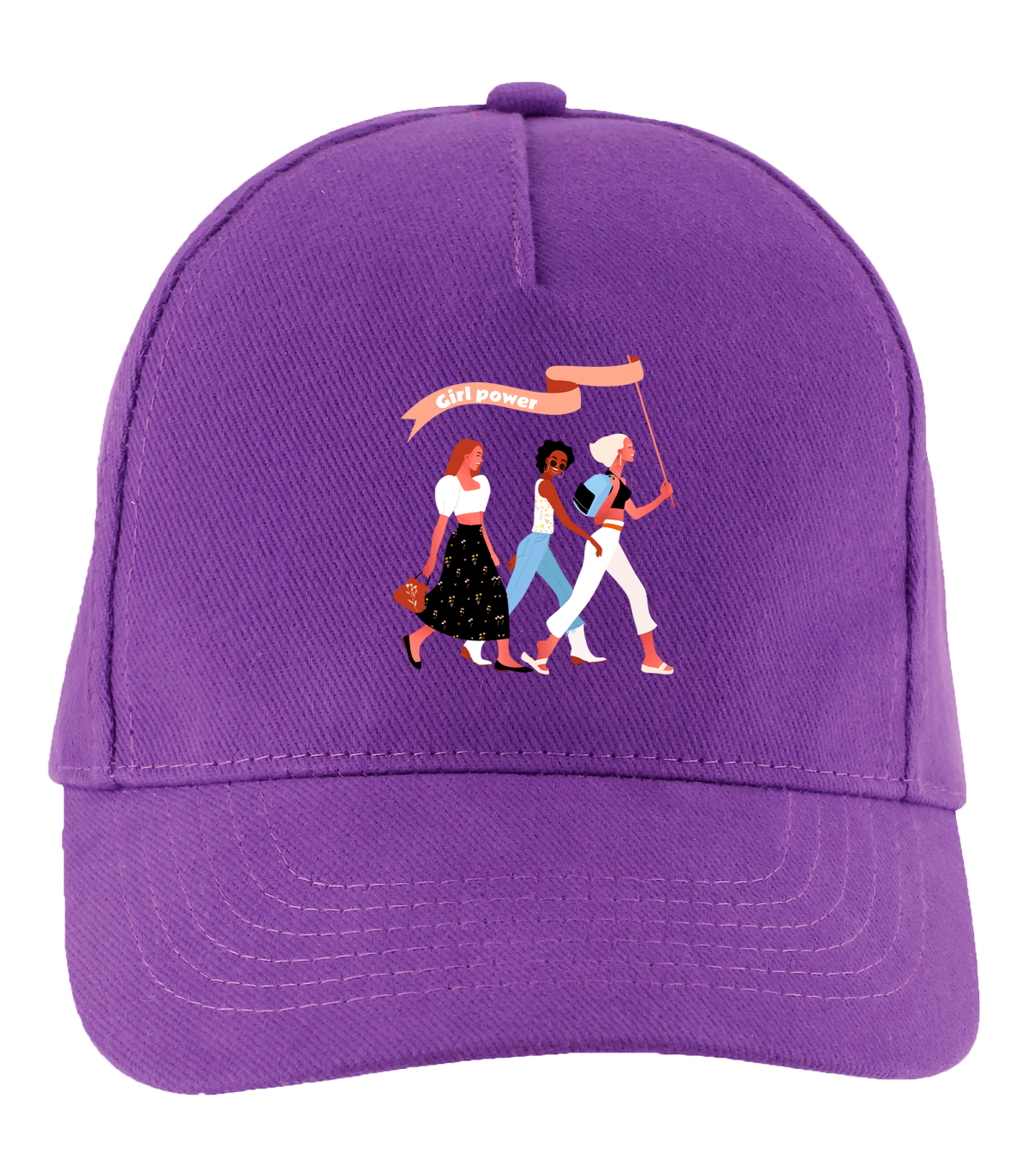 Gorra para el día de la mujer diseño Grupo De Chicas