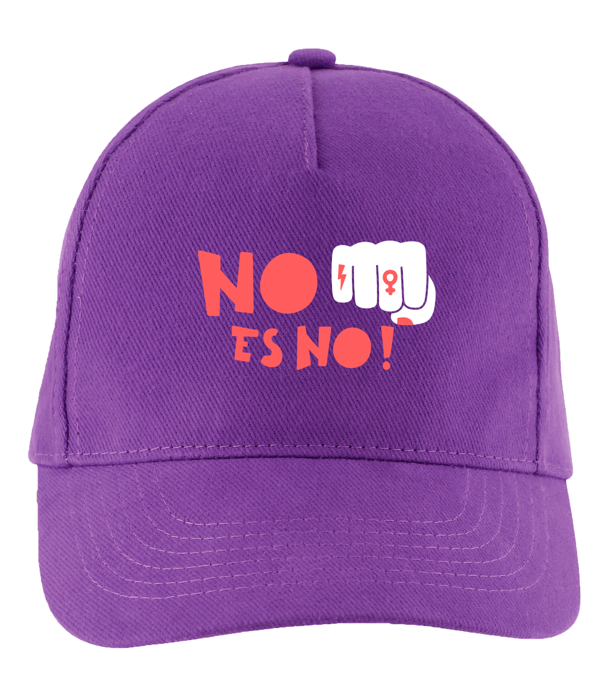 Gorra para el día de la mujer diseño No Es No