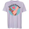 Camiseta oversize hombre para el día de la mujer diseño Sisterhood