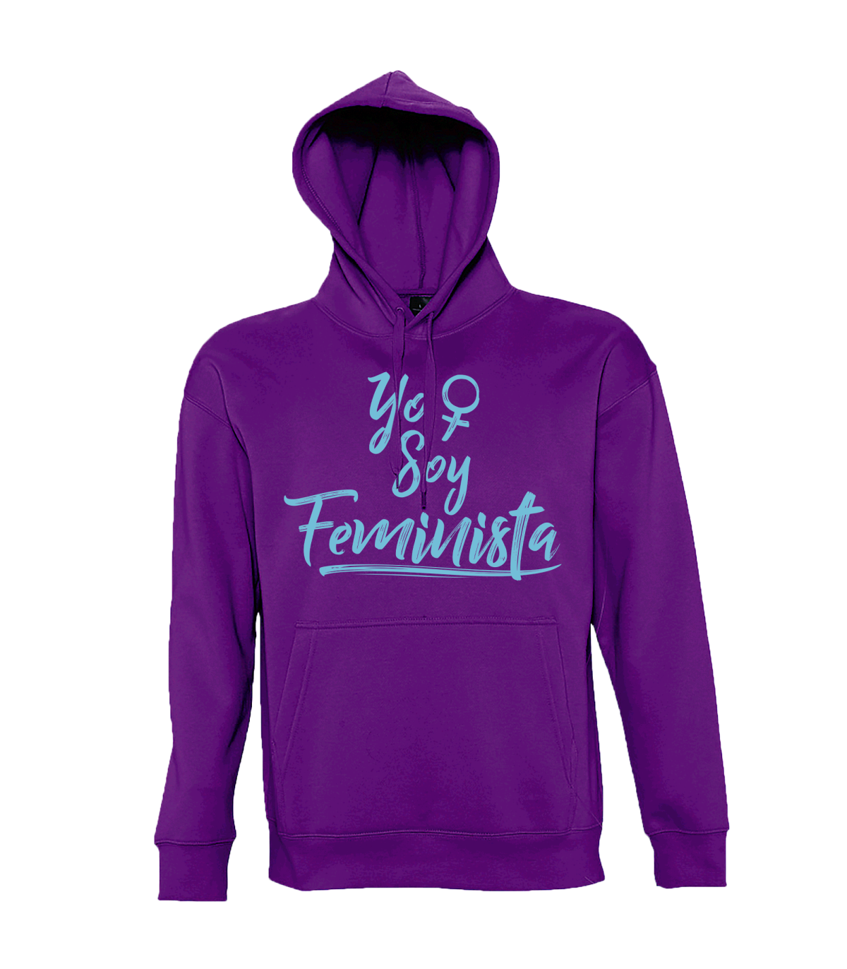 Sudadera con capucha para el día de la mujer diseño Yo Soy Feminista