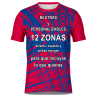 Camiseta para Equipaciones de Fútbol con Cuello Redondo.