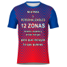 Camiseta fútbol sublimada Bicolor