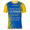 Camiseta fútbol sublimada Zig Zag