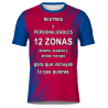 Camiseta fútbol sublimada Zig Zag