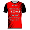 Camiseta fútbol sublimada Zig Zag