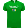 Camiseta técnica infantil poliéster transpirable