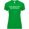 Camiseta técnica mujer poliéster transpirable