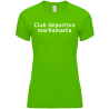 Camiseta técnica mujer poliéster transpirable