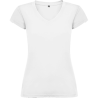 Camiseta Entallada Cuello en Pico para Mujer