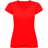 Camiseta Entallada Cuello en Pico para Mujer