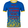 Camiseta fútbol sublimada Triángulos