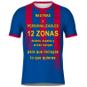 Camiseta fútbol sublimada Mil Rayas