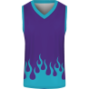 Camiseta baloncesto sublimada modelo Fuego