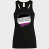 Camiseta  de tirantes mujer para el orgullo LGBTIQA+ diseño Te Quiero Platonicamente