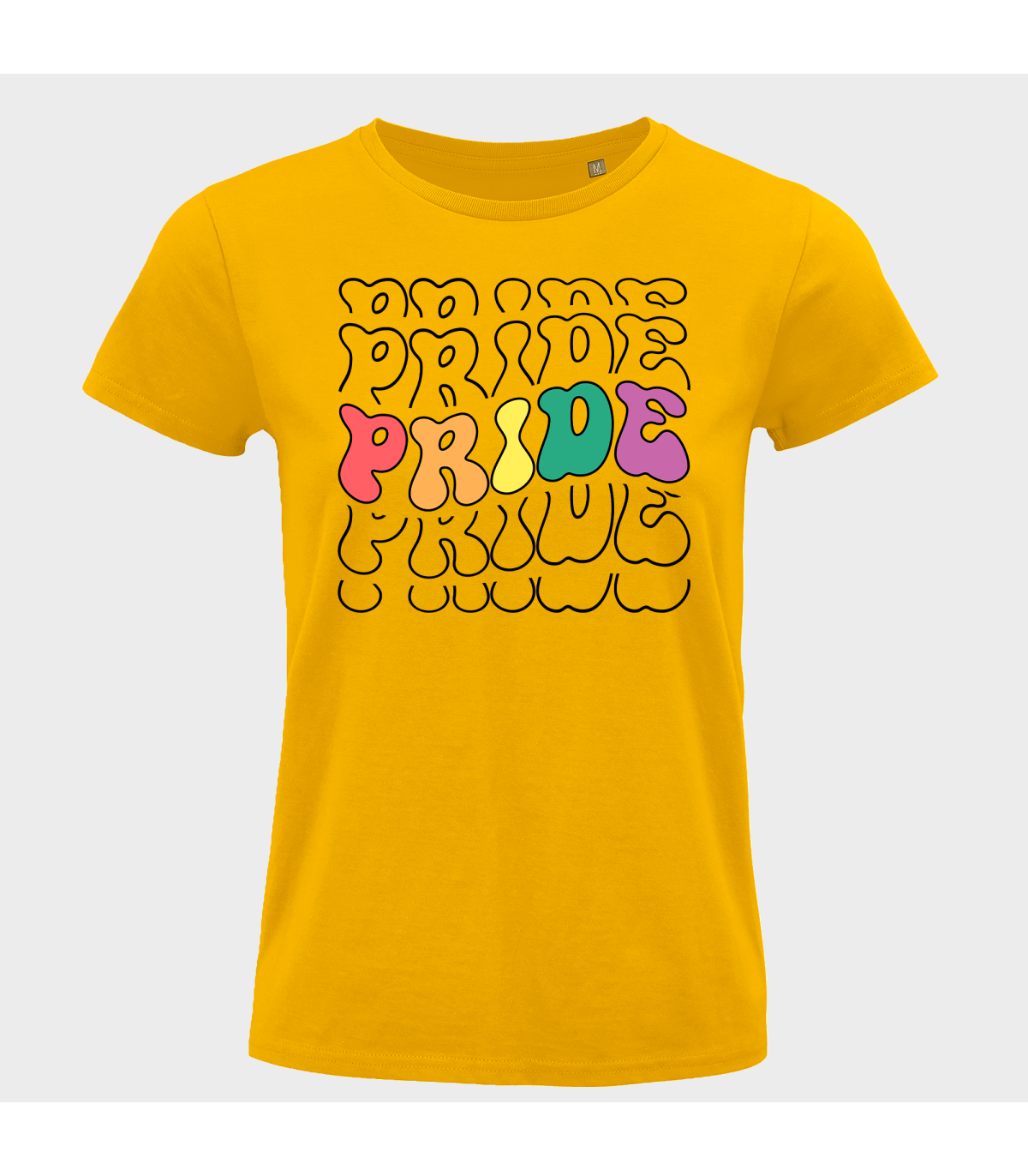 Camiseta mujer para el orgullo LGBTIQA+ diseño Pride