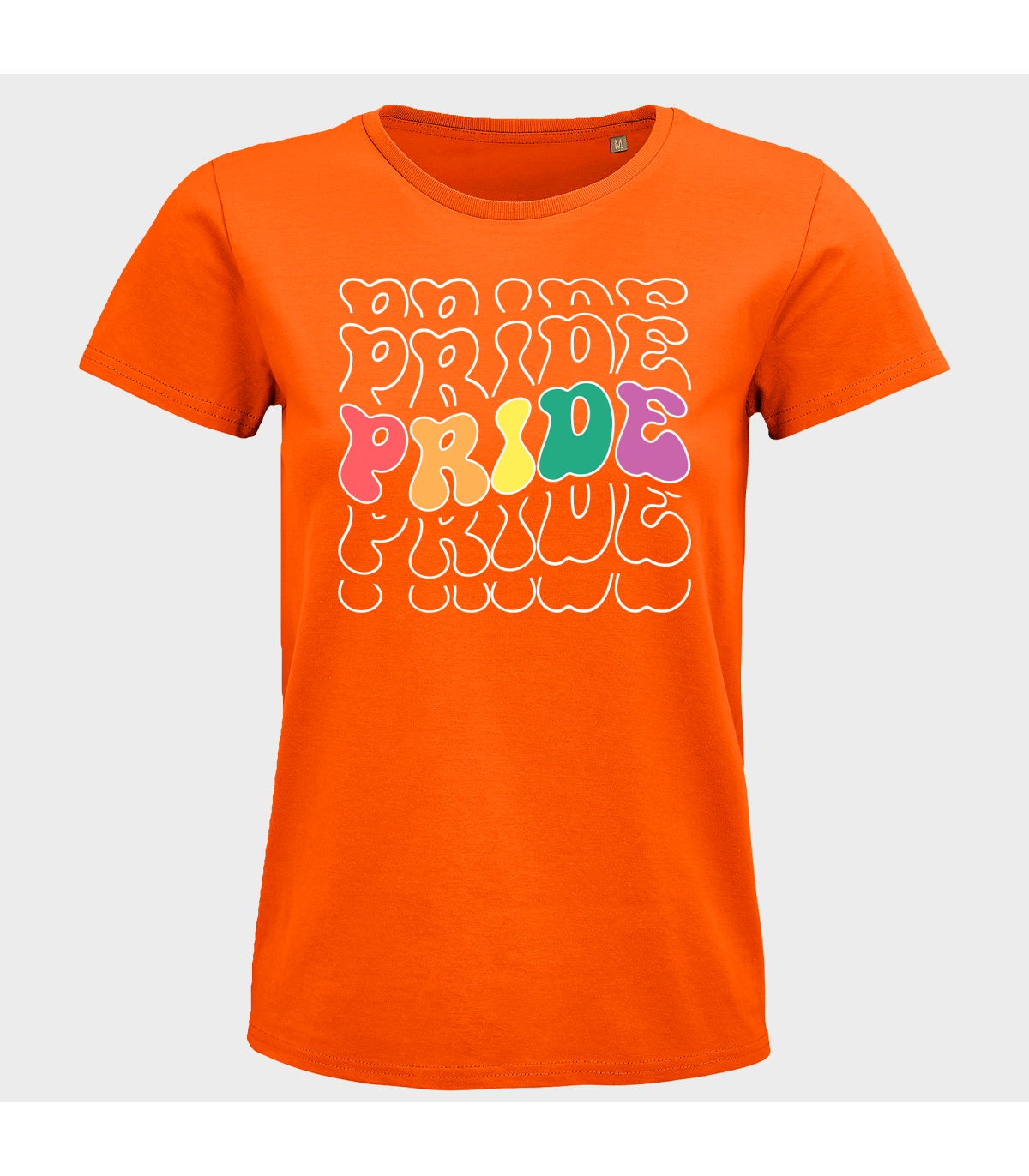 Camiseta mujer para el orgullo LGBTIQA+ diseño Pride