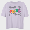 Camiseta oversize mujer para el orgullo LGBTIQA+ diseño Pride