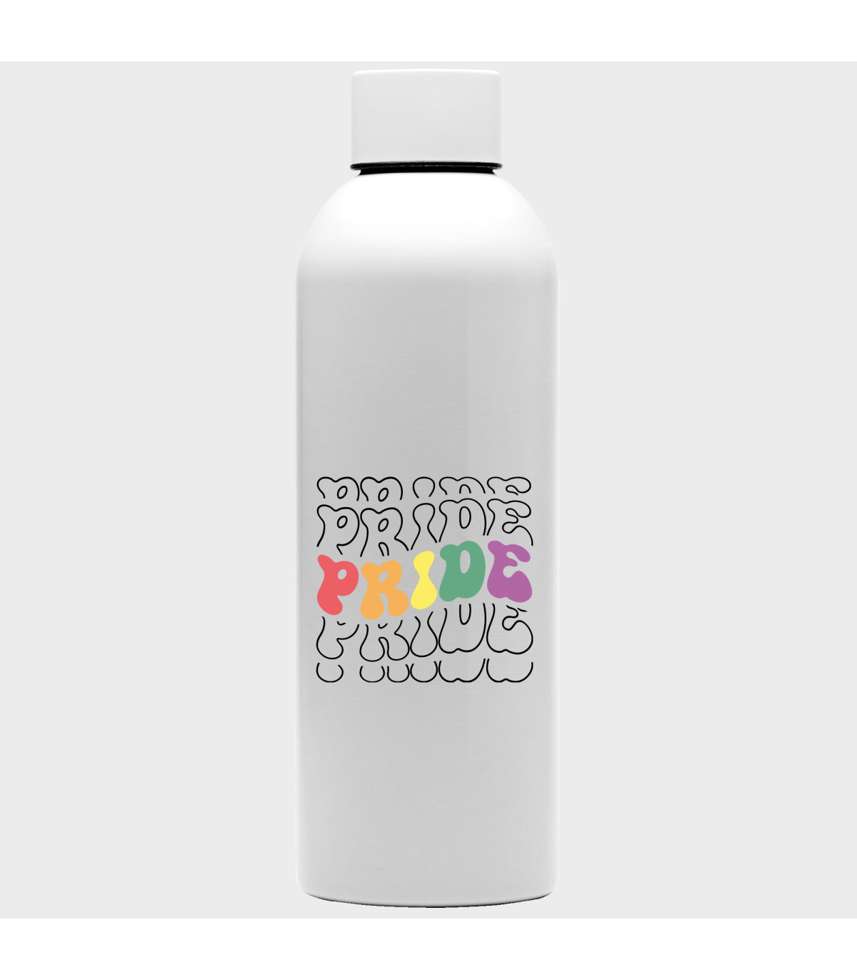 Bidón para el orgullo LGBTIQA+ diseño Pride