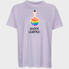 Camiseta oversize hombre para el orgullo LGBTIQA+ diseño Poción