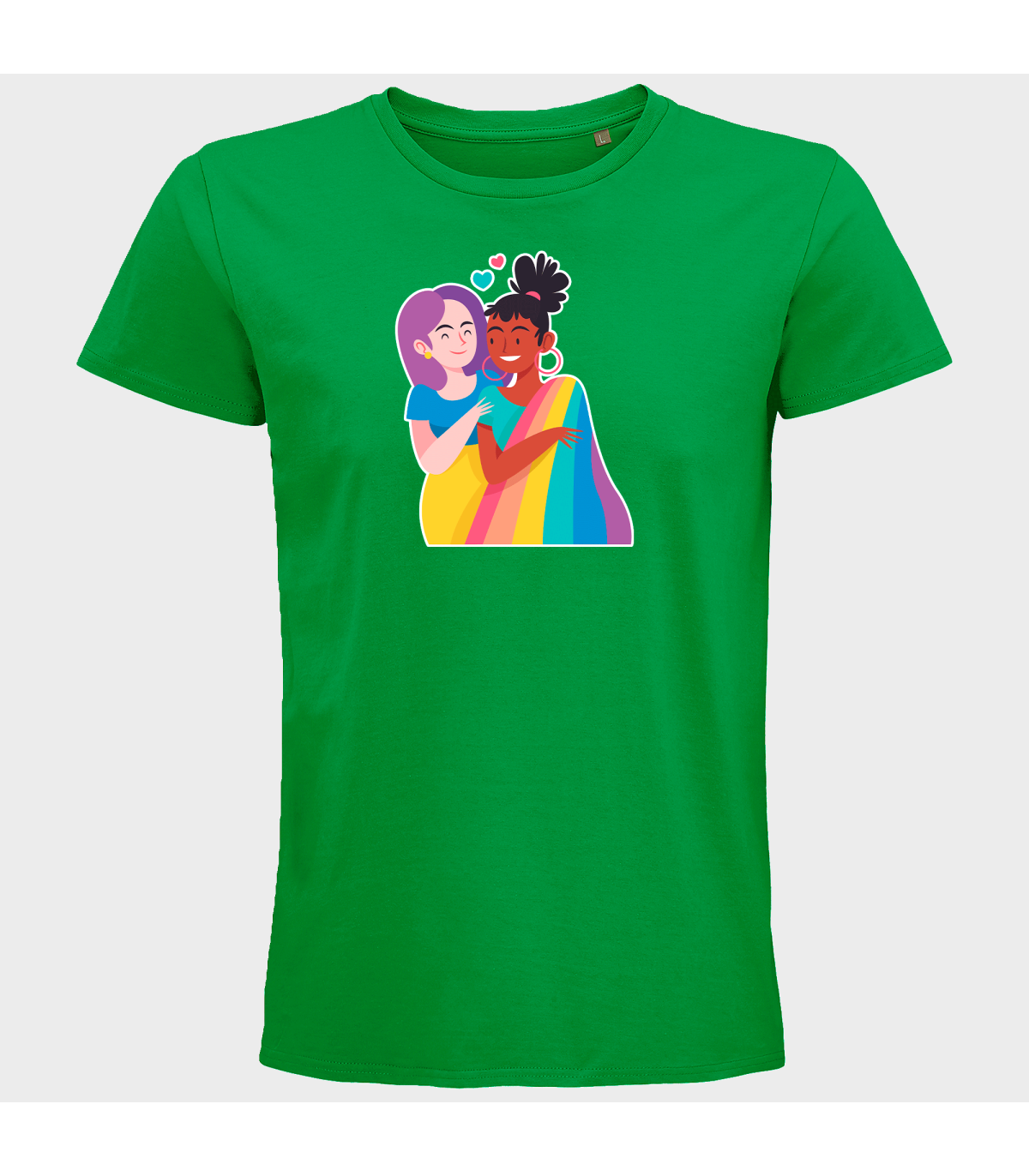 Camiseta hombre para el orgullo LGBTIQA+ diseño Chicas