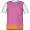 Camiseta fútbol sublimada Bits Fire  LGBTIQA+  tallas grandes