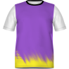 Camiseta fútbol sublimada Bits Fire  LGBTIQA+  tallas grandes