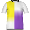 Camiseta fútbol sublimada Frontera LGBTIQA+  tallas grandes