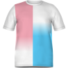 Camiseta fútbol sublimada Frontera LGBTIQA+  tallas grandes