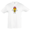 Camiseta infantil abeja motera