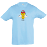 Camiseta infantil abeja motera