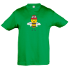 Camiseta infantil abeja motera