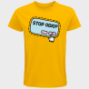 Camiseta hombre para el orgullo LGBTIQA+ diseño Stop Odio