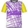 Camiseta fútbol sublimada pinceladas LGBTIQA+  tallas grandes