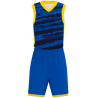 Conjunto de baloncesto sublimado modelo Tricolor