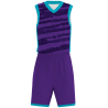 Conjunto de baloncesto sublimado modelo Tricolor