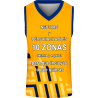 Camiseta baloncesto sublimada modelo Geométrico