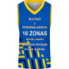 Camiseta baloncesto sublimada modelo Geométrico