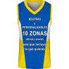 Camiseta baloncesto sublimada modelo Puntos