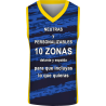 Camiseta baloncesto sublimada modelo Tricolor