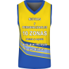 Camiseta baloncesto sublimada modelo Curvas