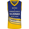 Camiseta baloncesto sublimada modelo Curvas