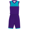 Conjunto de baloncesto sublimado modelo Corte Colorido