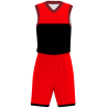 Conjunto de baloncesto sublimado modelo Corte Colorido