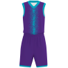 Conjunto de baloncesto sublimado modelo Pixels