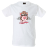 Camiseta hombre cerdito aviador