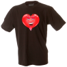 Camiseta hombre corazón enamorado